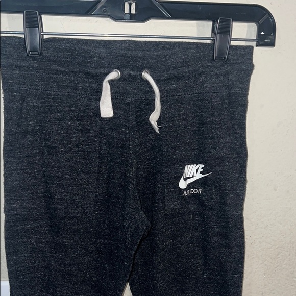 Nike Charcoal Tracksuit with White Accents Top Medium Bottom Small - Picture 2 of 7